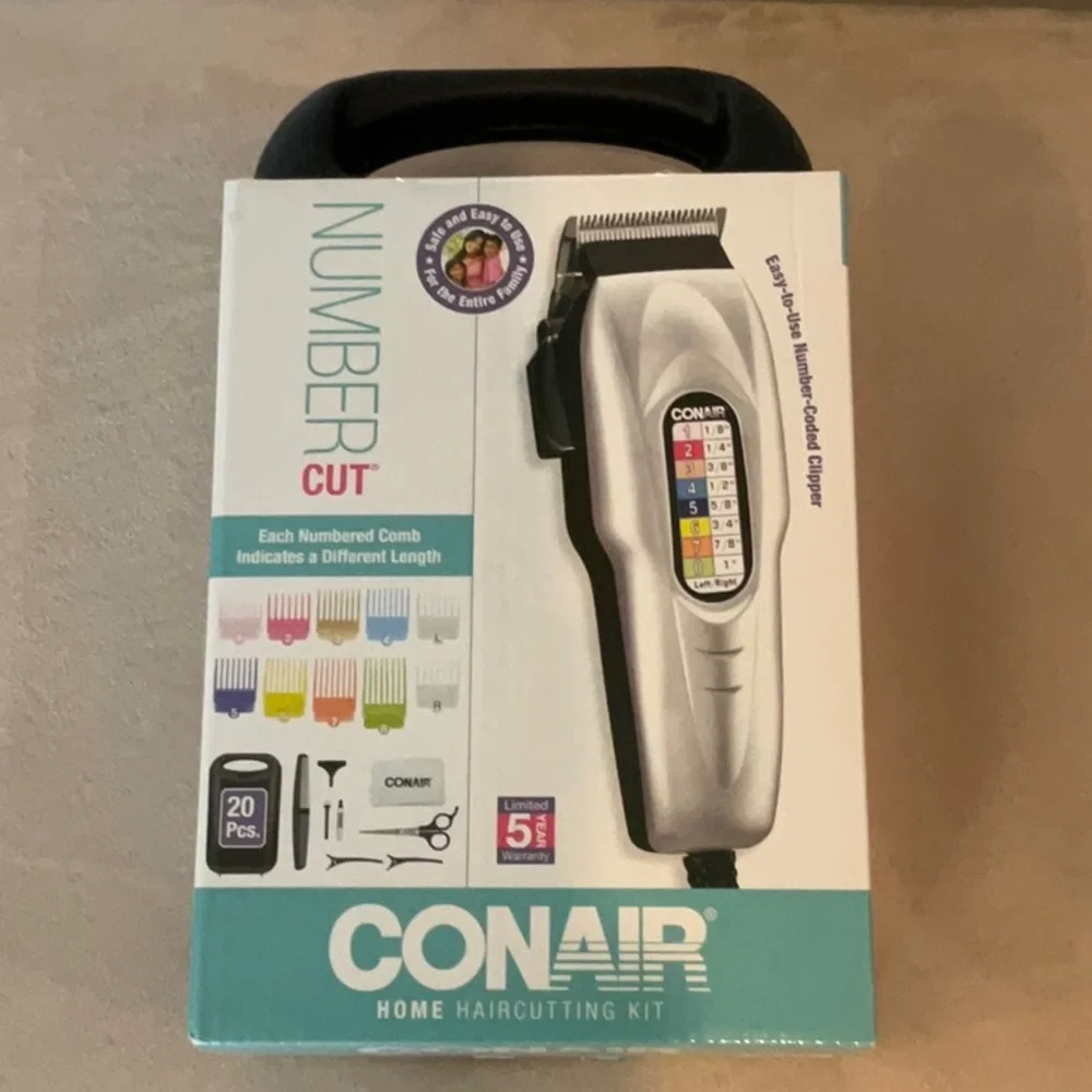 Conair Number Cut 20-piece Hair Clipper.  New in box.